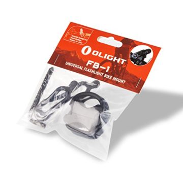 Olight® FB-1 Universal Fahrradhalter Halterung für 10 - 35mm Taschenlampen (nur Mount) - 7