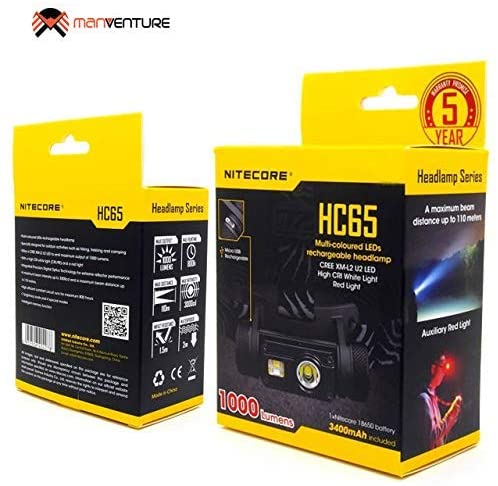 Nitecore HC65 Verpackung